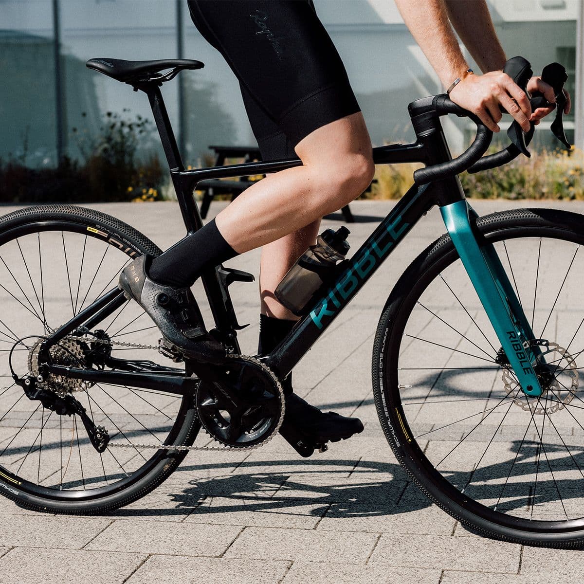 Close up of bike