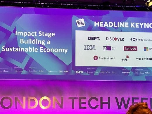 True at London Tech Week - Solutions for a Sustainable Future